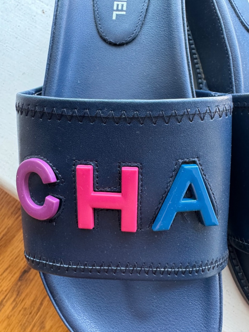 Chanel shoes flip flop boots sz 40 eu - Picture 2 of 5